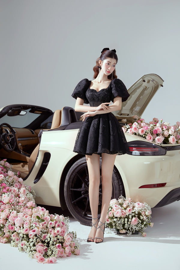 Đầm Mini Dáng Xòe Lấp Lánh Mayu Dress