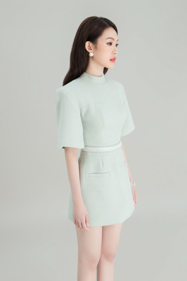DARLING DIVA Utreat High Neck Dress