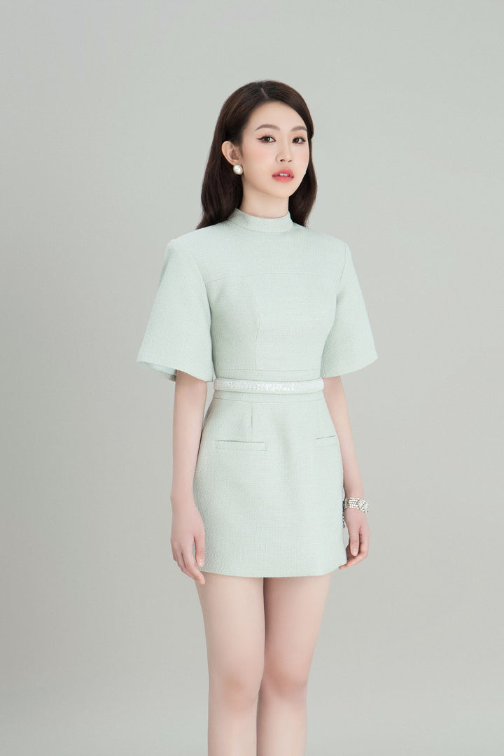 DARLING DIVA Utreat High Neck Dress