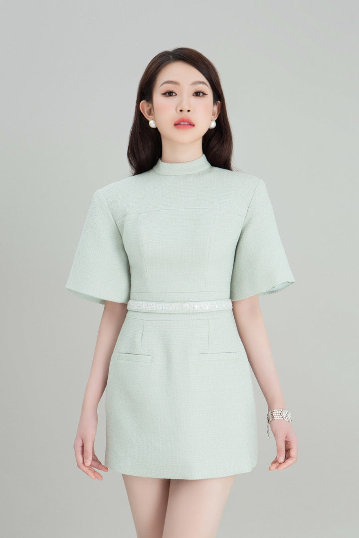 DARLING DIVA Utreat High Neck Dress