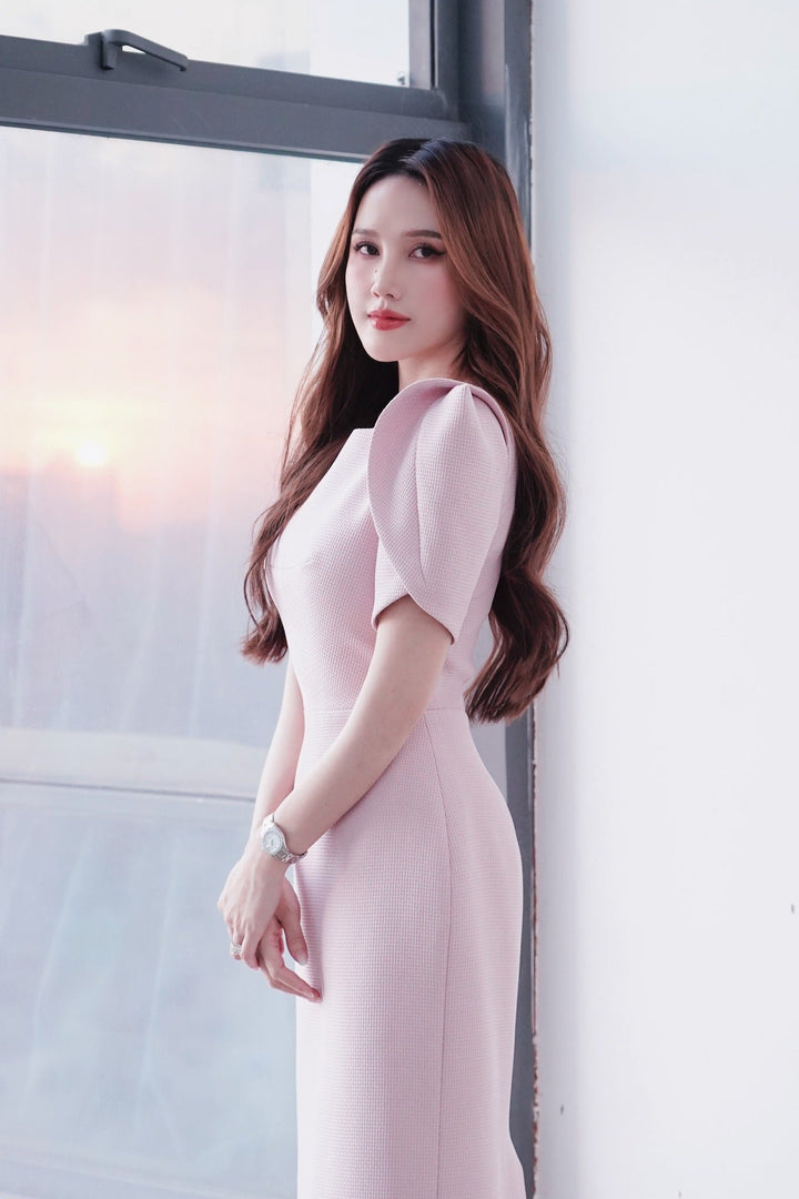 DARLING DIVA Đầm Xòe Cổ Thuyền Sandy Dress