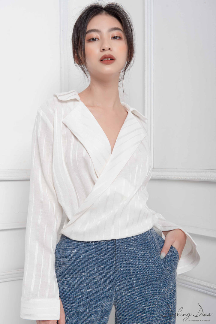 DARLING DIVA Gentle Trouser Blue